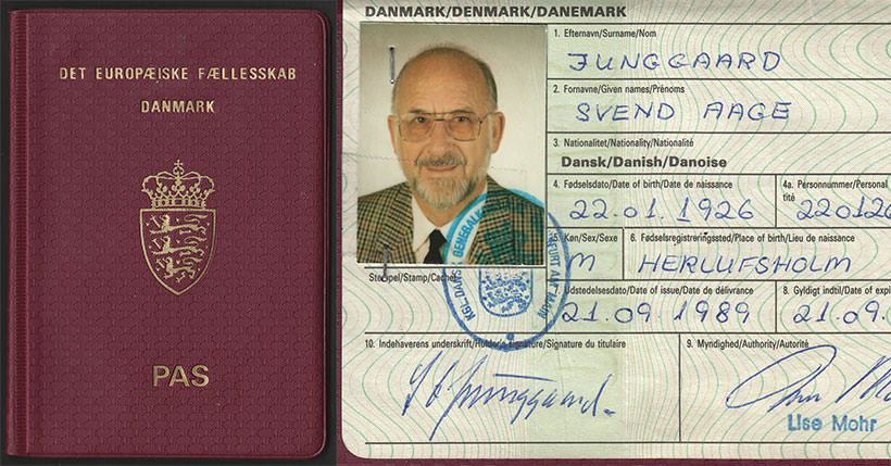 Паспорт дании