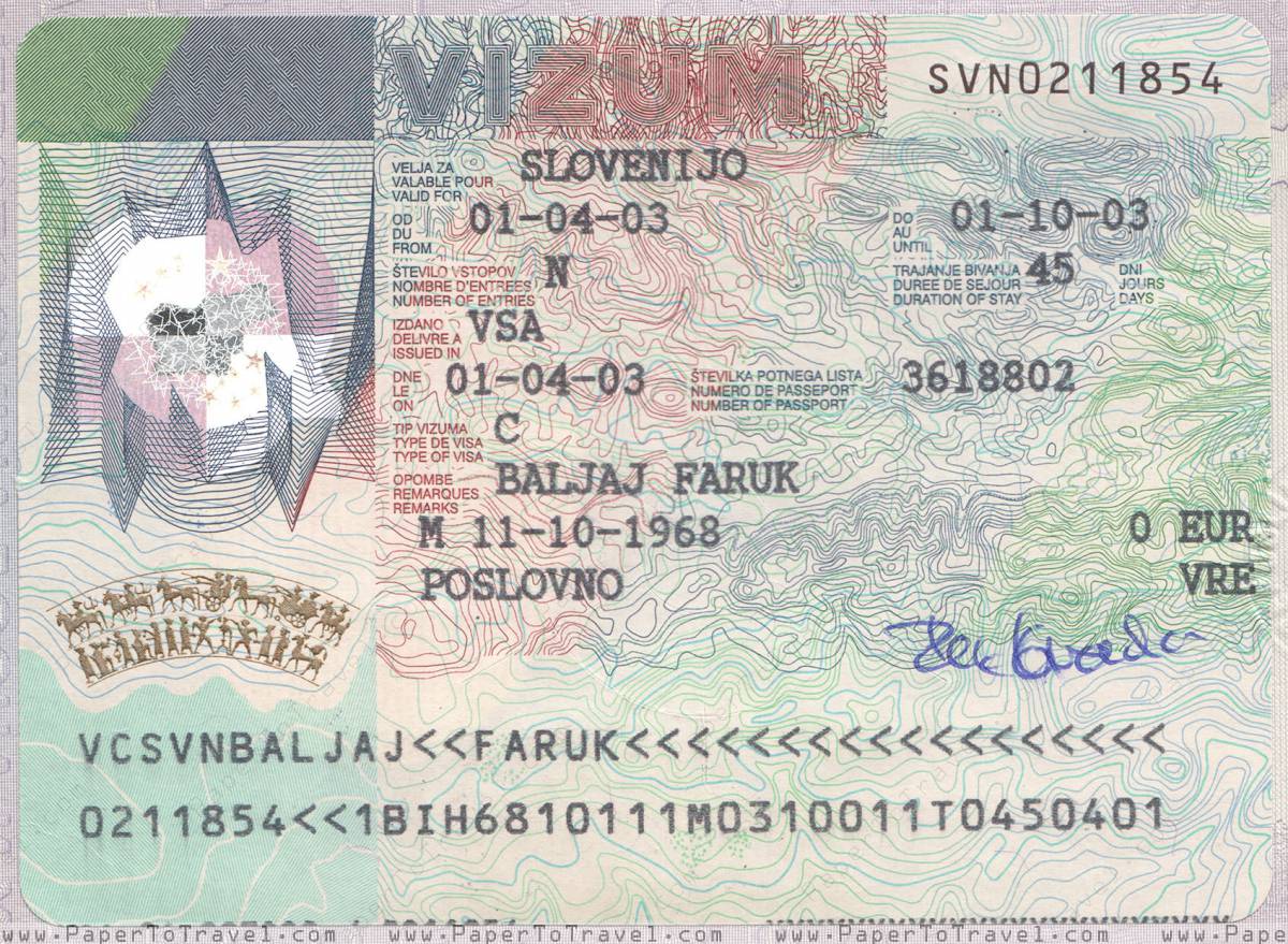 how to get bosnia tourist visa