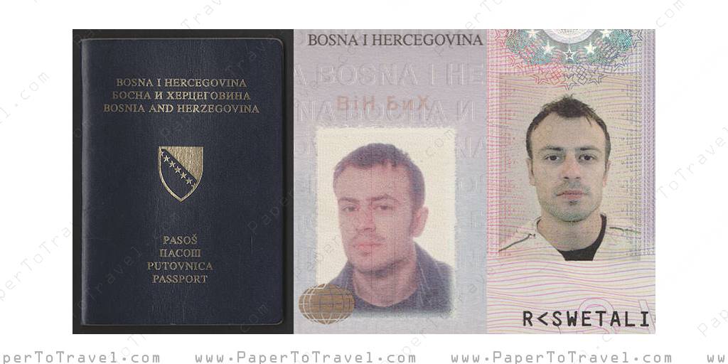 Bosnia and Herzegovina - International Passport : Series V (2004 — 2009 - Resident Pass Vs Permanent Resident Malaysia
