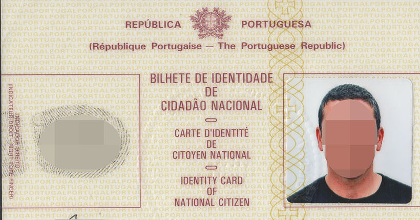 Portugal National Citizen Identity Card 2017 3 Month Validity