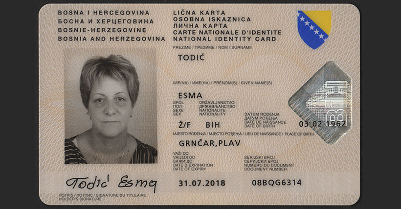 can i travel to bosnia with id card